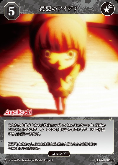 最悪のアイデア 【BB-AB-021R】